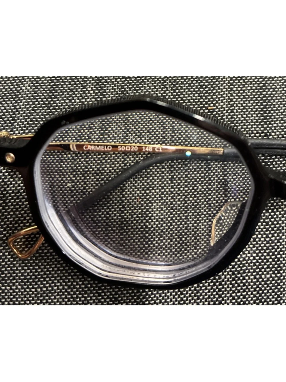 Classic Black Octagon Women's Eyeglasses